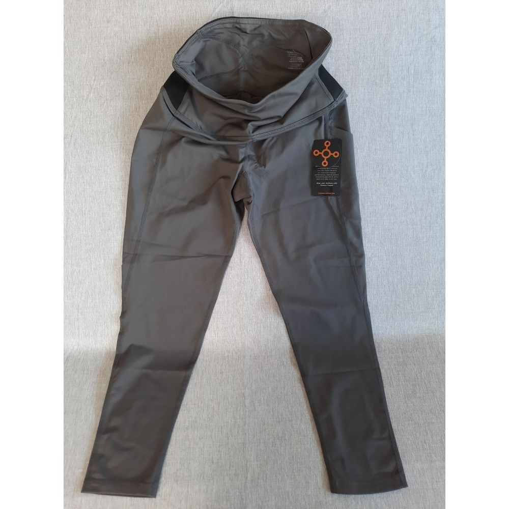 Tommie‎ Copper Women's Small Gray Lower Back Support Active Pull-On Capri Pants